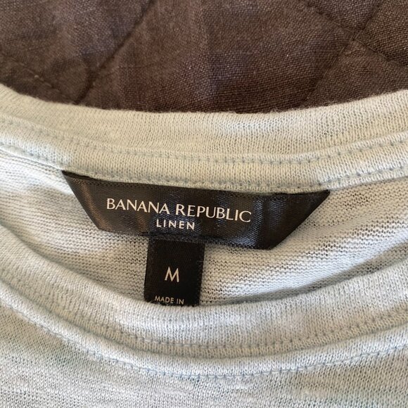 Banana Republic Linen Sharp Shoulder Top - Picture 4 of 5